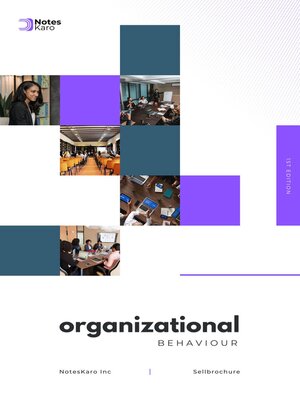 cover image of Organizational Behavior